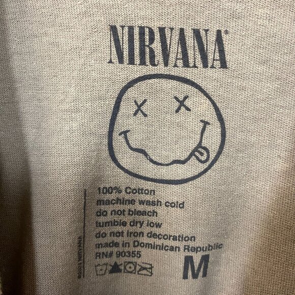 Nirvana In Utero Album Cover Pop Art Angel Grunge Band Tee Medium - Picture 4 of 4